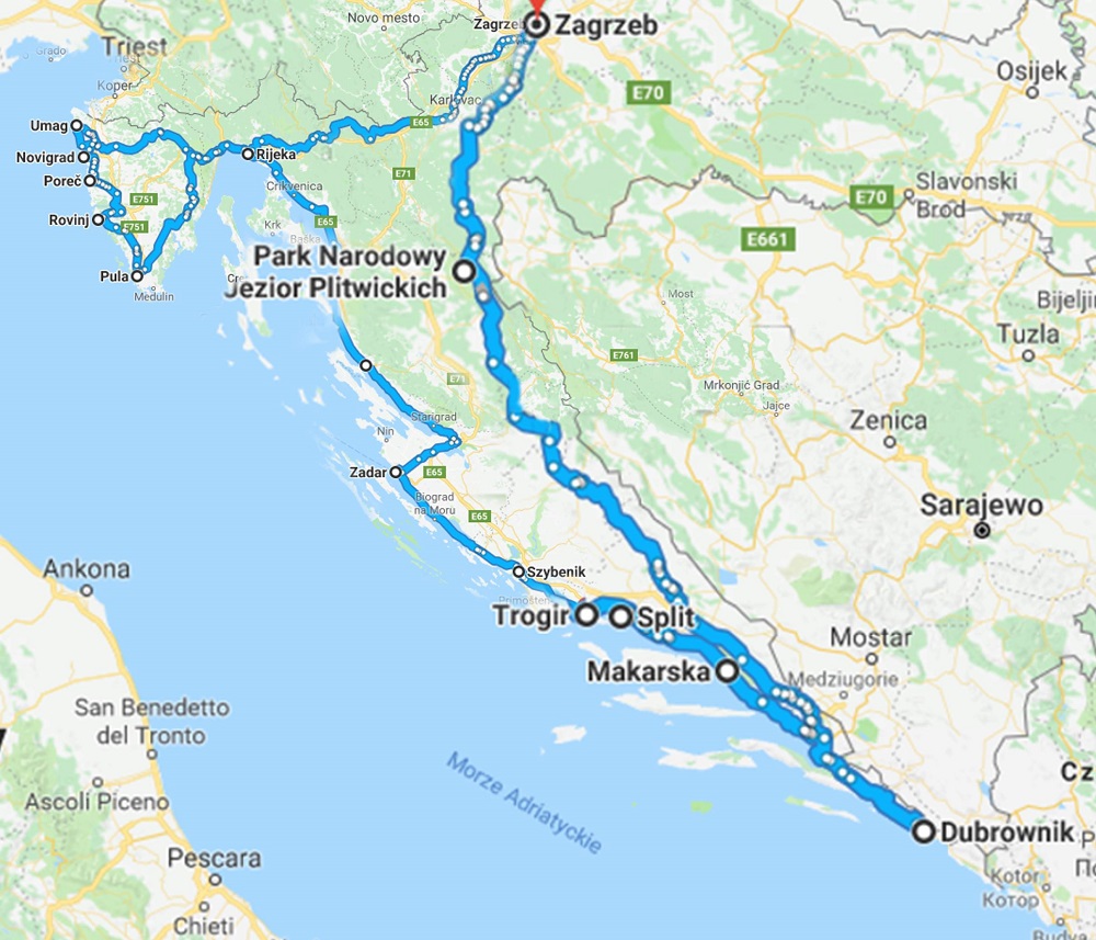 Jak zwiedzać Chorwację